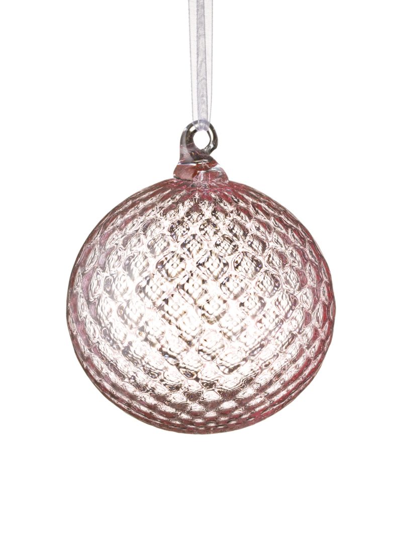 Glass ornaments Katztudio Glassworks - Diamante Princess pink