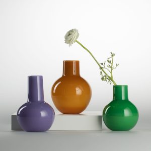 Salty caramel florist vase Katztudio